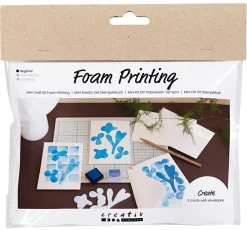 Creativ Company Mini DIY Kit Stämpeltryck, 3 kort