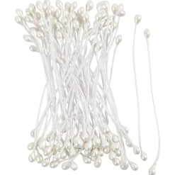 Creativ Company ståndare för blommor pärlemor 6,4 cm 100-pack