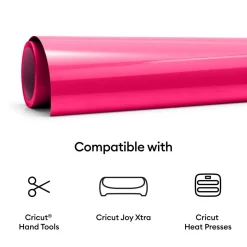 Cricut Smart Iron-On Vinyl Joy Xtra, Glowstick Sampler, 3-pack