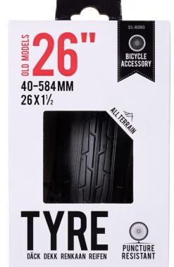 Cykeldäck 26" äldre modeller