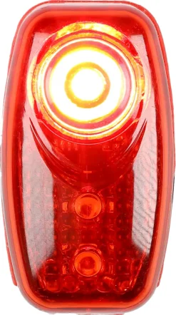 Cykellampa bak LED, Asaklitt