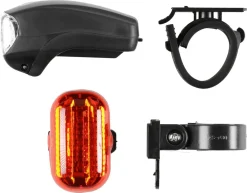 Cykellampor fram och bak LED Asaklitt