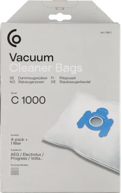 Dammsugarpåsar C1000, 4-pack