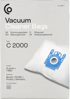 Dammsugarpåsar C2000, 4-pack