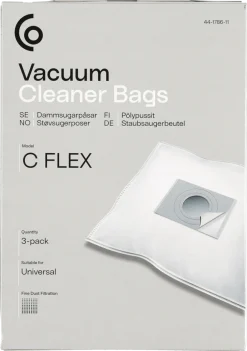 Dammsugarpåsar CFlex, 3-pack