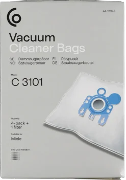 Dammsugarpåsar C3101, 4-pack