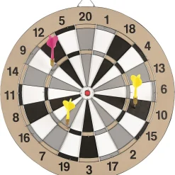 Darttavla 42 cm med 8 pilar