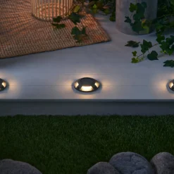 Decklight solcell Northlight 12 cm, 1-pack