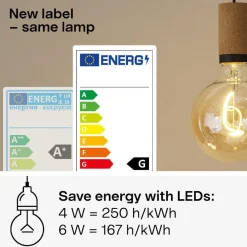 Dekorationslampa LED Glob E27 0,6 W, Northlight