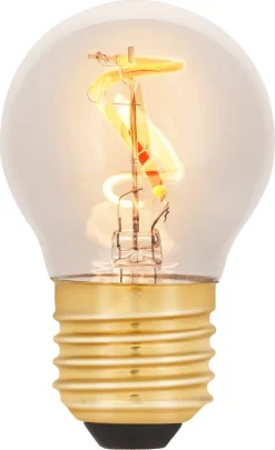 Dekorationslampa LED P45 E27 Amber