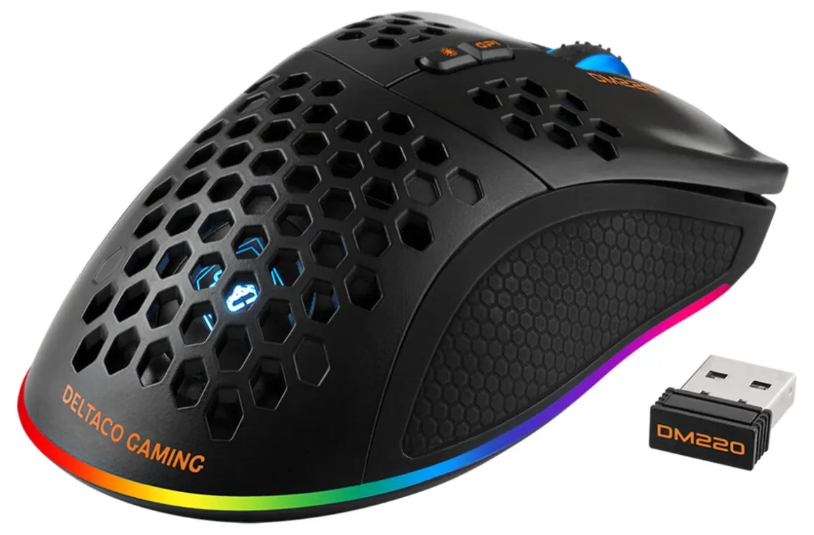 Deltaco DM220 / WM80, trådlös gamingmus