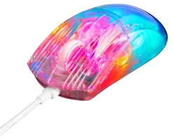 Deltaco DM330, transparent gamingmus med RGB