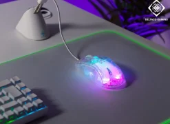 Deltaco DM330, transparent gamingmus med RGB