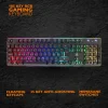 Deltaco GAM-021 RGB gaming-tangentbord, svart