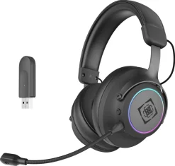 Deltaco gaming DH440 trådlöst headset med RGB