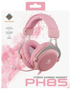Deltaco Gaming GAM-030-P gamingheadset, rosa