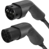 Deltaco laddkabel elbil, typ 2 till typ 2, 3 fas, 7 meter