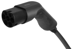 Deltaco laddkabel elbil, typ 2 till typ 2, 3 fas, 7 meter