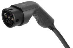 Deltaco laddkabel elbil, typ 2 till typ 2, 3 fas, 7 meter