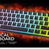 Deltaco mekaniskt gamingtangentbord mini 60, GAM-075V2