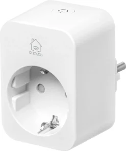Deltaco SH-P01E16 smart plug med elmätare 16 A