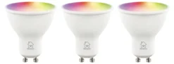 Deltaco Smart Home GU10 LED RGB 4,7 W dimbar, 3-pack