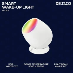 Deltaco Smart RGB wake-up light, Smart Home