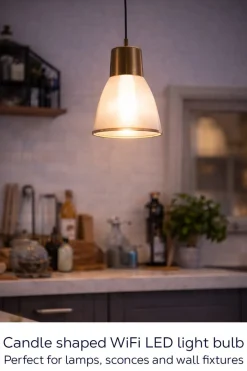 Deltaco Smart Home kronljuslampa LED E14 4,9 W dimbar