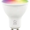 Deltaco Smart LED-lampa GU10 RGB WiFi, 4,7 W, dimbar