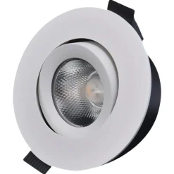 Designlight D-007 downlight LED 7 W 2700 K IP44, vit