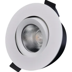 Designlight D-007 downlight LED neutralvit 7 W IP44, vit