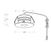 Designlight Mini downlight LED 1,2 W 3000 K 25 mm