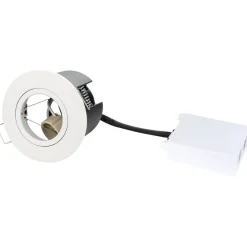 Designlight Tenny downlight GU10 vinklingsbar 87,5 mm, vit