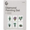 Diamond Painting Set växtmotiv, 6-pack