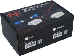 Digital elmätare på kabel Schuko