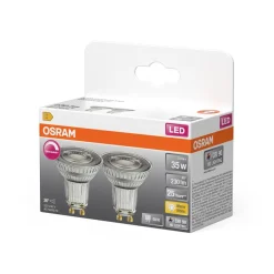 Dimbar reflektorlampa LED GU10 2,4 W, Orsam, 2-pack