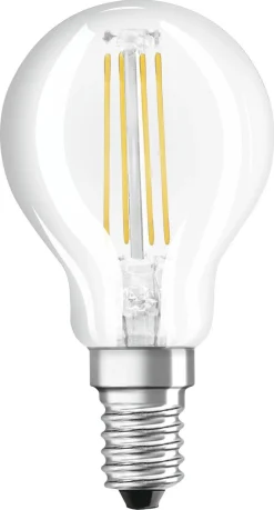 Dimbar klotlampa LED E14 Osram, varmvit