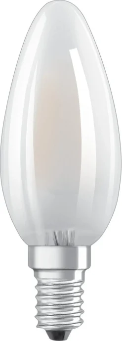 Dimbar kronljuslampa LED E14 Osram, varmvit