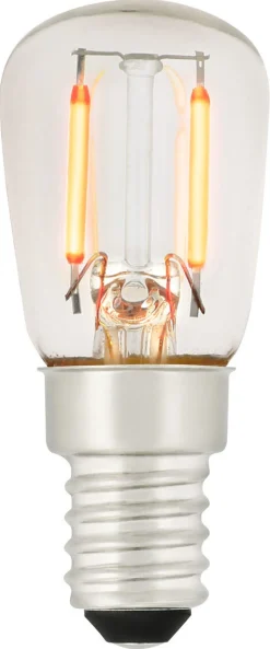 Dimbar päronlampa LED E14 1,5 W 84 lumen