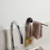 Disktrasehållare självhäftande, hållare med 2 krokar
