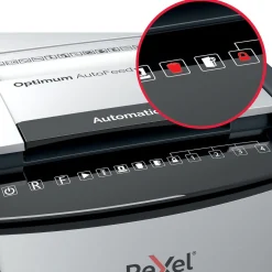 Dokumentförstörare Rexel Optimum AutoFeed 45X, korsstrimling