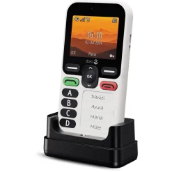 Doro Leva X10 mobiltelefon för äldre, vit