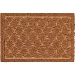 Dörrmatta Diamonds inomhus, kokosfiber, 40 x 60 cm
