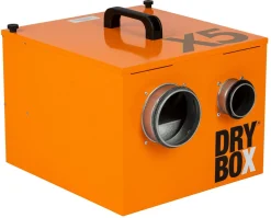 Drybox X5 avfuktare krypgrund, källare, vind, 400 m2