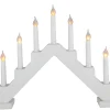 E10 flammande LED till ljusstake, 10-55 V, 4-pack