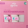 Ekotipset mikrofiberdukar extra stora, 3-pack