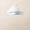 Elin hängande taklampa papper, vit, 40 cm, Northlight