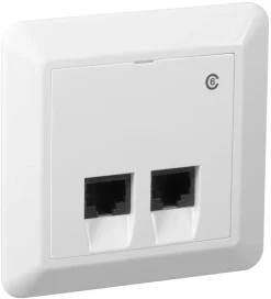 Elko RS infällt nätverksuttag Cat 6