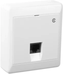 Elko RS utanpåliggande nätverksuttag Cat 6