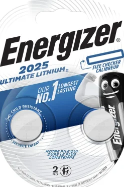 Energizer CR2025 litiumbatteri 3 V, 2-pack